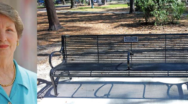 Grissett’s family donates park bench