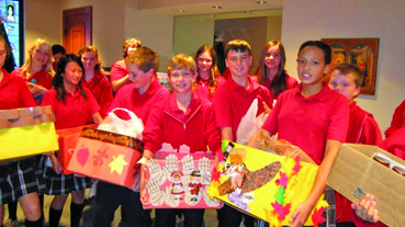 St. Matthew students share spirit of giving