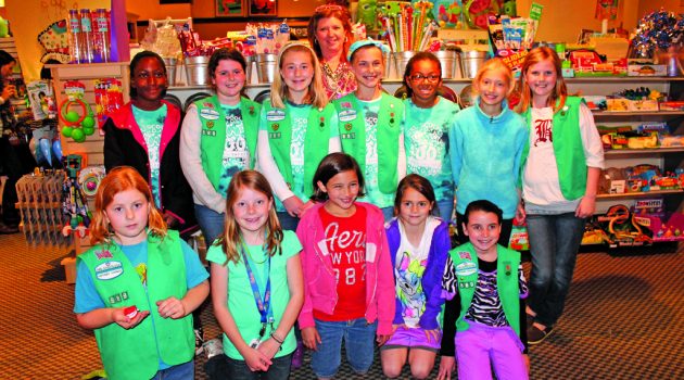 Junior Girl Scouts earn business owner badge at Cowford