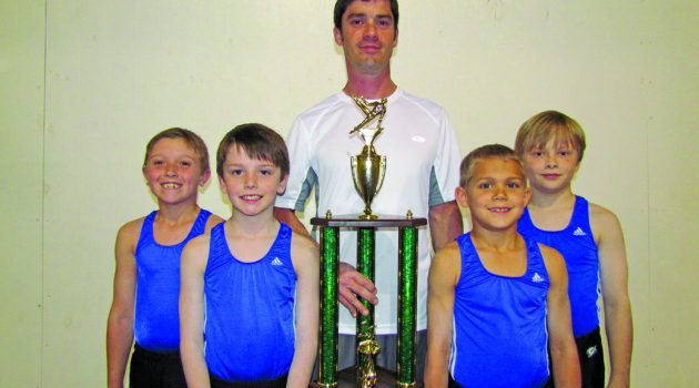 Local students win first in state  gymnastics championship