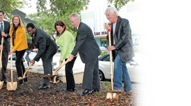 Construction end nears with groundbreaking at Balis Park