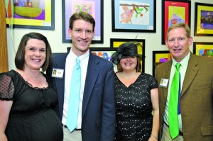 Jess and Brad Jessen, Director of Development with Event Chair Nikki Glynn and Kevin Glynn