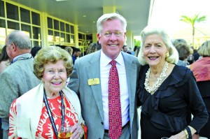Mary Virginia Terry, Jim Towler and Betsy Lovett  