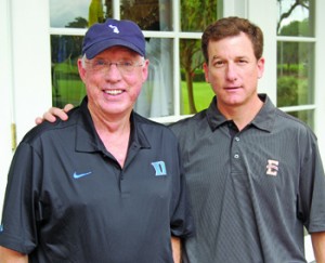 Episcopal School of Jacksonville Head of School Charley Zimmer and Tommy Donahoo