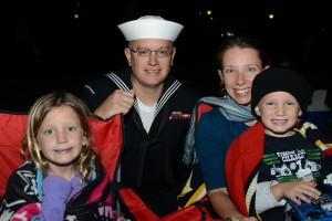 Kayla Creasy, US Navy 1st Class MU1 (Trumpet) Kevin Creasy, Andrea and Kevin Creasy 