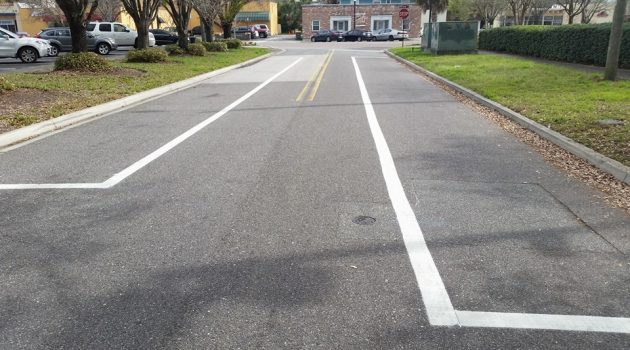 Historic district striping causes gripes and giggles