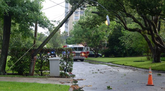 EF-1 tornado hits area; trees down power lines
