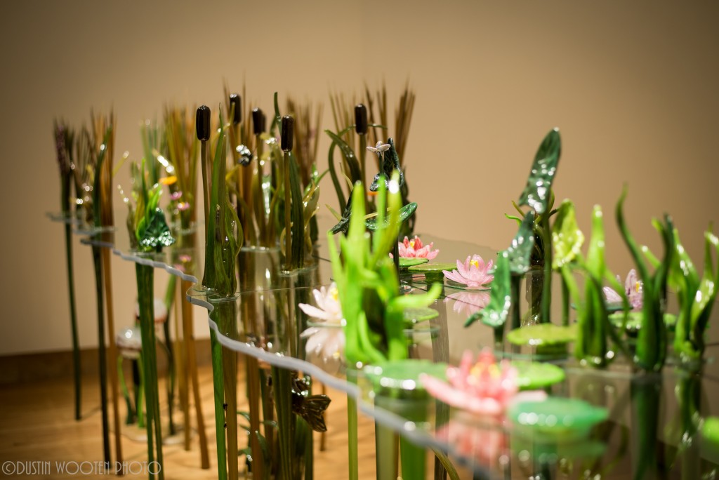Glass art exhibit by Brian Frus at The Cummer Museum of Art & Gardens (Photo by Dustin Wooten)