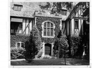 Front door of the Edward W. Lane House, circa 1930. Photo courtesy of Jacksonville Historical Preservation Commission.