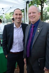 Chris Kennelly with District 3 Councilman Aaron Bowman