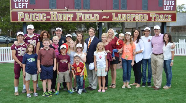 Episcopal names new FieldTurf football field for Pajcic and Hunt