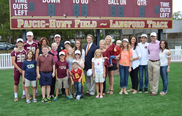 Episcopal names new FieldTurf football field for Pajcic and Hunt