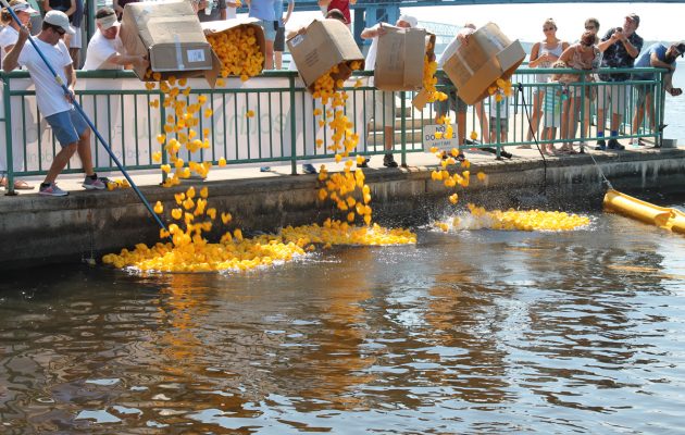 Rubber ducks and food trucks come together for autism