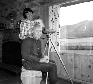 Lee-Margaret and Jim Borland at Davis Ranch, 1969