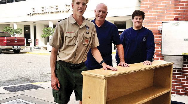 Scout honors grandfather with Eagle project