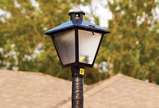 Residential post-top light fixtures will be re- placed with identical fixtures using LED lights.