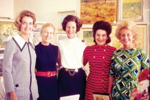 The girls who took Thursday art lessons from Sister Utsey’s brother, John McIver: Maureen Riley, Yula Bull, Margaret Berg, Christine Schmidt and Alice Ulmer.