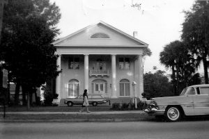 With a deposit of $50, in 1938 Guy Wood bought The Weed Mansion for $9,000. Photo circa 1961.