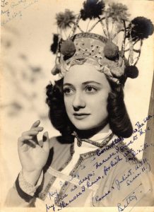 Betty Bergmark, dancing as Lisa Brunelle, in early 1940s