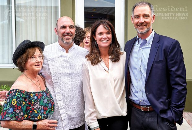 Julia Canipelli, Chef Matthew Medure, Host Committee Members, Honorable State Attorney Melissa Nelson and Jason Nelson (Photo by Dan Harris Photography)