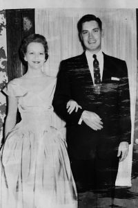 Jane and Hugh Howton, Jan. 21, 1956 wedding