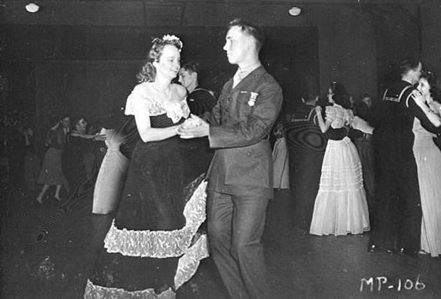 Friday Musicale hosted dances for servicemen during World War II.