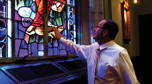 Parishioners preserve ‘saintly’ windows at local Catholic church