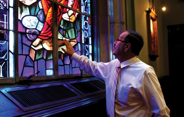 Parishioners preserve ‘saintly’ windows at local Catholic church