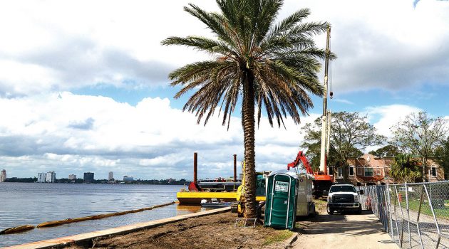 City begins bulkhead repair in Riverfront Park