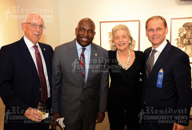 John Trainor with Dr. Charles Moreland, Jacksonville Mayor’s Office Director of Community Affairs, Board Chair Emeritus Betsy Lovett and Board Chair Kevin Hyde.