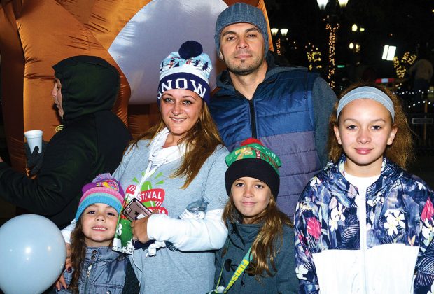 Amyla, Armela, Amyba, Ilmedin and Shayla Husnic enjoyed the festivities as a family.
