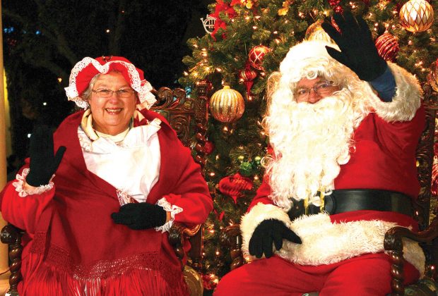 Santa and Mrs. Claus in San Marco Square