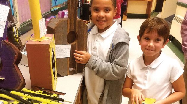 Magnet school students show off knowledge with museum exhibit