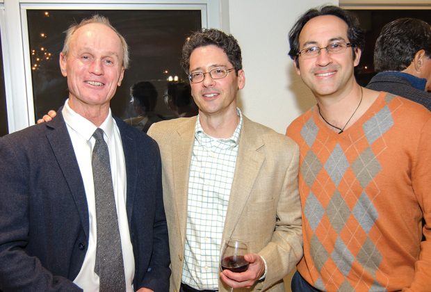 Paul Lucey with Tom Welchans, event sponsor and Dr. David Jaromillo