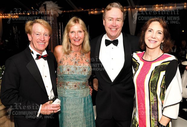 Robert and Penny Ellison with  Simon and Judy Garwood
