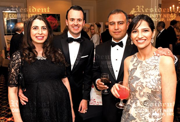 Karin and Brent Stottman  with Rocky and Neetu Grewal