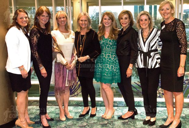 Callie Hugo, Sharon Lucie, Debbie Thompson and Deborah Gervin with Cheree Graham, Elli Zimmerman, Kaye Glover and Robin Albaneze