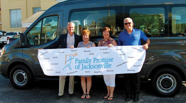 Generous donors keep wheels turning on Family Promise bus