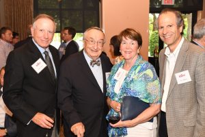 Dave Kulik with Bob Shircliff, Mary Pat Kulik and Joe Helow at a fundraising reception for Florida gubernatorial candidate Ron DeSantis