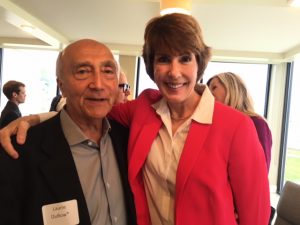 Lawrence DuBow with Florida gubernatorial candidate Gwen Graham