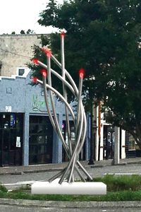 “Reawakening” is the name of a steel sculpture destined for Murray Hill.