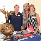 Memorial Park Association members Michele Luthin, Joanelle Mulrain and Kelly Varn