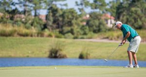 One of 24 professional golfers and 96 amateur golfers who teamed up for the 21st Annual LENNAR and MBF Champions for Child Safety Pro Am Golf Tournament.