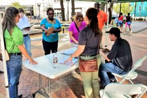 Changing Homelessness’ monthly downtown volunteer street outreach occurs the fourth Tuesday of every month.