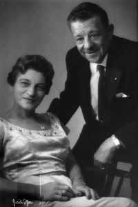 Stepmother Eva and Father George Hirshfield, parents of Bobbi Margol