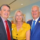 Baptist Health Executive Vice President and Chief Operating officer John Wilbanks with Karen and Don Wolfson