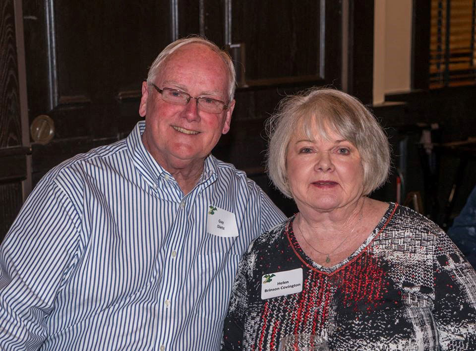 Guy Dietz and Helen Brinson Covington at the 55th reunion of the Dupont High School Class of 1962