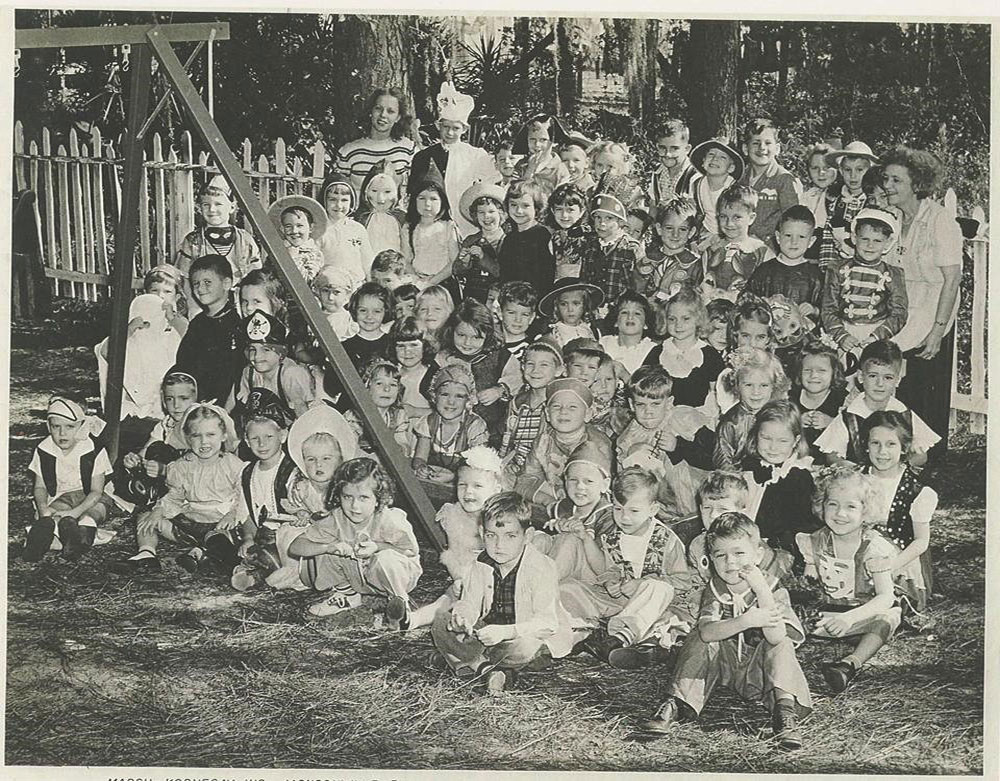 Halloween at Little Red Schoolhouse, 1950: Halloween at The Little Red Schoolhouse, 1950, where both Helen Brinson Covington and Guy Dietz attended