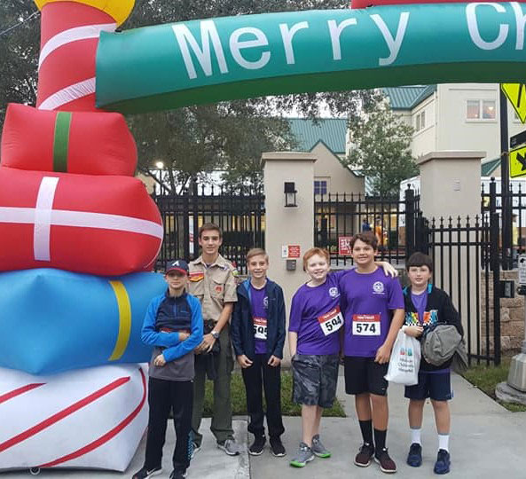 Kamm Eckles, Nick Snyder, Andrew Snyder, Jack O'Malley, Emiliano Makros and Liam Leonard participated in the Ronald McDonald House Light Up the House 5K.