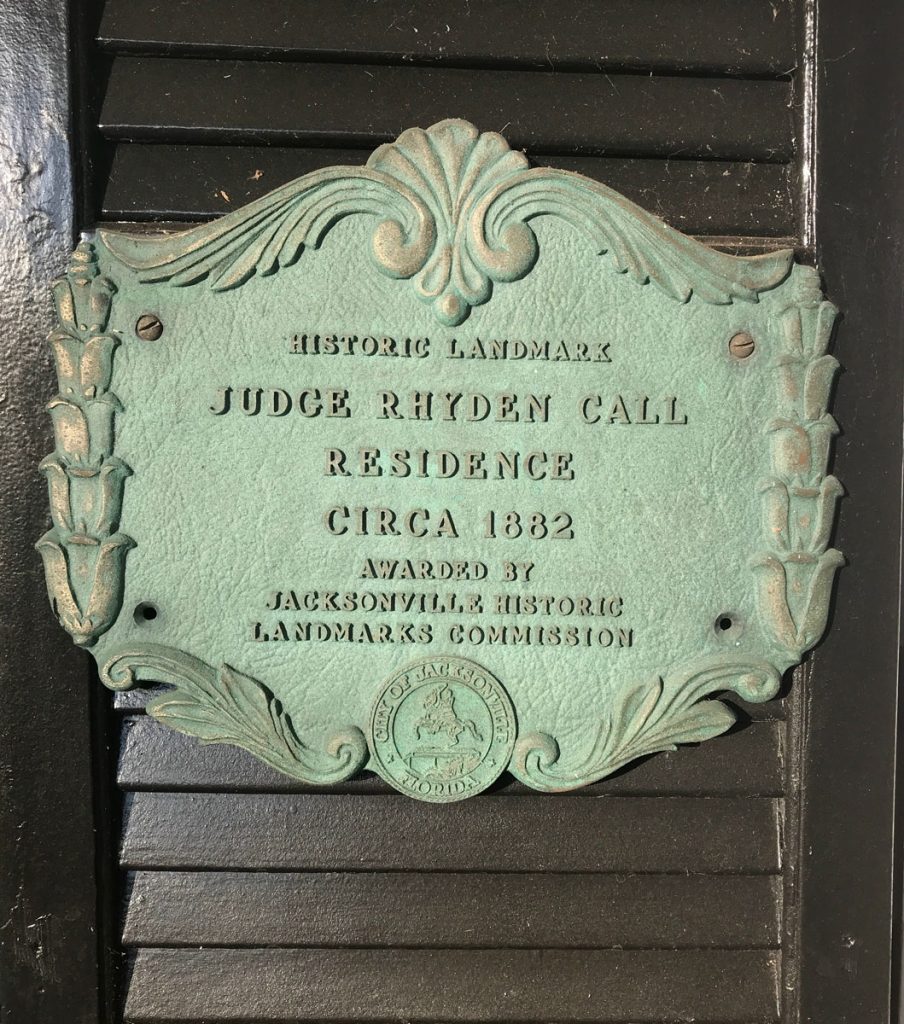 Historic Landmark plaque on the Pickert home in St. Nicholas